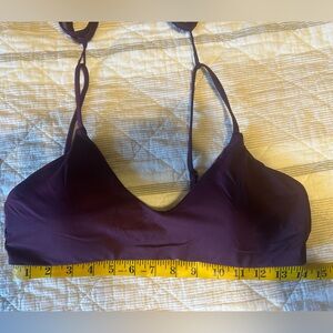 Becca bikini top - Deep Plum